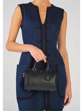 Oroton linen dress 4 sleeveless double breasted patch pockets timeless old money